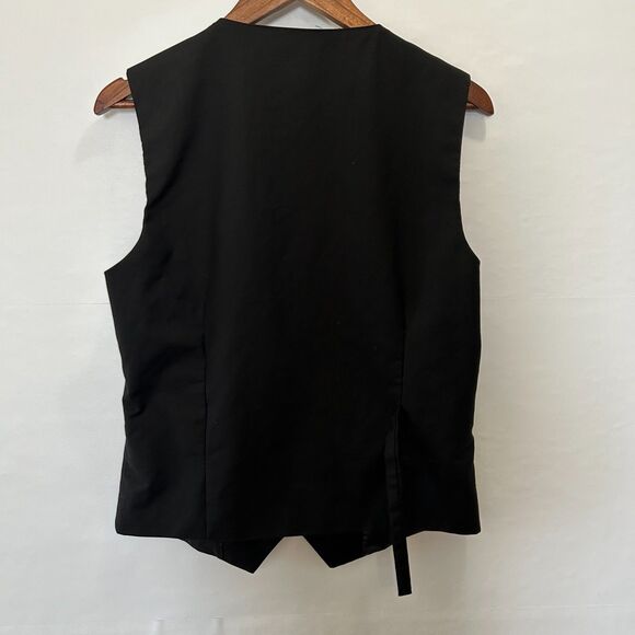 Coofandy Black Dress Vest Size Small - Picture 4 of 8